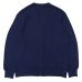画像2: Yonetomi NEW BASIC（ヨネトミニューベーシック）AMERICAN WOOL&COTTON KNIT CARDIGAN（アメリカンウール＆コットンニットカーディガン）/ Navy（ネイビー） (2)