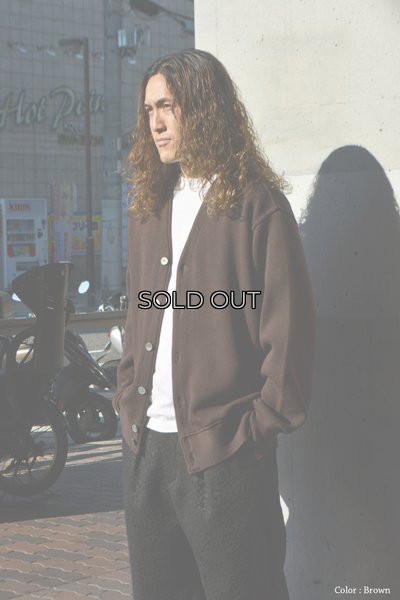 画像11: Yonetomi NEW BASIC（ヨネトミニューベーシック）AMERICAN WOOL&COTTON KNIT CARDIGAN（アメリカンウール＆コットンニットカーディガン）/ Navy（ネイビー）