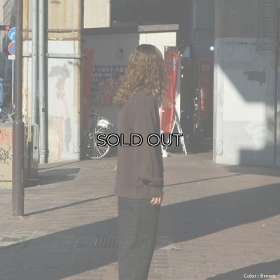 画像9: Yonetomi NEW BASIC（ヨネトミニューベーシック）AMERICAN WOOL&COTTON KNIT CARDIGAN（アメリカンウール＆コットンニットカーディガン）/ Navy（ネイビー）