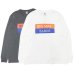画像1: BARNS OUTFITTERS (バーンズアウトフィッターズ) 16/-BARNS OUTFITTERS×BIGMAC L/S T-Shirt (バーンズアウトフィッターズ×ビックマック・ロングスリーブTシャツ)"Pigment Dye" / White(ホワイト)・Charcoal（チャコール） (1)