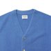 画像3: Yonetomi NEW BASIC（ヨネトミニューベーシック）AMERICAN WOOL&COTTON KNIT CARDIGAN（アメリカンウール＆コットンニットカーディガン）/Sax（サックス）