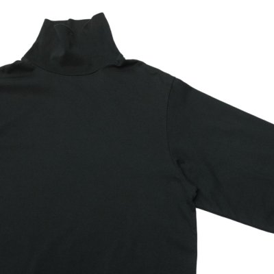 画像6: Yonetomi NEW BASIC(ヨネトミニューベーシック)GARMENT DYED T-SHIRT TURTLE NECK(ガーメントダイドTシャツ・タートルネック)/Black(ブラック)・White(ホワイト)