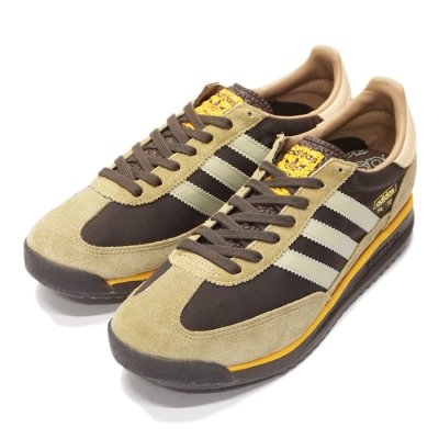 画像2: adidas Originals（アディダスオリジナルス）SL 72 RS / Brown×PuteGrey×PrelovedYellow（ブラウン×パテグレー×プリラブドイエロー）