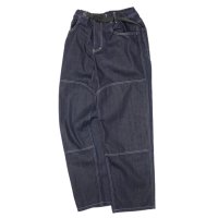 GRAMICCI（グラミチ）MEADOWS DOUBLE KNEE PANT（メドウズダブルニーパンツ）”Japanese KAIHARA CORDURA 12.25oz Raw Denim” / Raw Rinse （ローレンス）【裾上げ無料】