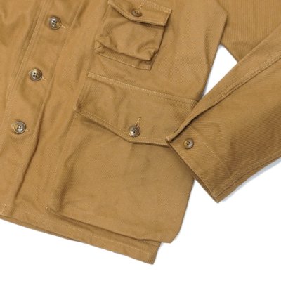 画像6: F.O.B FACTORY（エフオービーファクトリー）HUNTING JACKET（ハンティングジャケット）"Heavy Cotton Twill" / Khaki（カーキ）