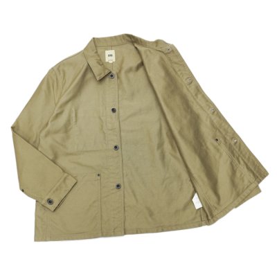 画像3: F.O.B FACTORY（エフオービーファクトリー）DECK COVER ALL（ダックカバーオール）Cord Cloth/Khaki（カーキ）