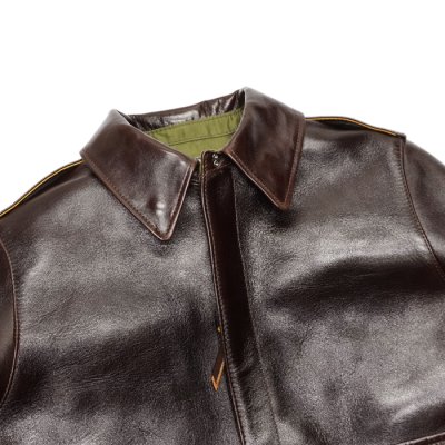 画像4: Y'2 LEATHER(ワイツーレザー)PULL UP HORSE Type A-2(プルアップホース・タイプA-2)/Brown(ブラウン)
