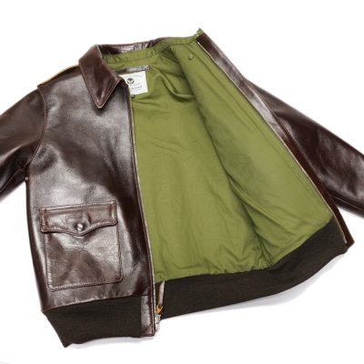 画像3: Y'2 LEATHER(ワイツーレザー)PULL UP HORSE Type A-2(プルアップホース・タイプA-2)/Brown(ブラウン)