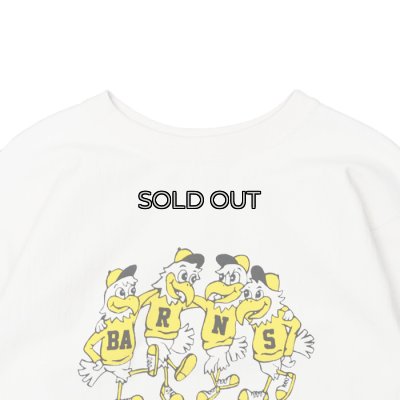 画像3: BARNS OUTFITTERS (バーンズアウトフィッターズ) 10/7 90s Crewneck Sweatshirt （90s クルーネックスウェットシャツ)"BARNS Univ" / Oatmeal（オートミール)