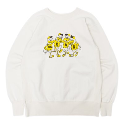 画像1: BARNS OUTFITTERS (バーンズアウトフィッターズ) 10/7 90s Crewneck Sweatshirt （90s クルーネックスウェットシャツ)"BARNS Univ" / Oatmeal（オートミール)