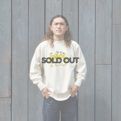 画像7: BARNS OUTFITTERS (バーンズアウトフィッターズ) 10/7 90s Crewneck Sweatshirt （90s クルーネックスウェットシャツ)"BARNS Univ" / Oatmeal（オートミール)