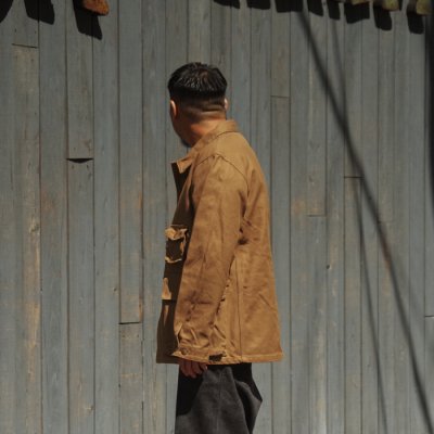 画像11: F.O.B FACTORY（エフオービーファクトリー）HUNTING JACKET（ハンティングジャケット）"Heavy Cotton Twill" / Khaki（カーキ）