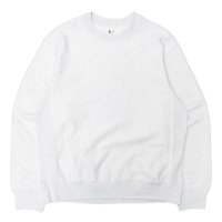 blurhms ROOTSTOCK（ブラームスルーツストック）Soft&Hard Sweat Crew Neck Pullover（ソフト&ハードスウェットクルーネックプルオーバー）/ Heather White（ヘザーホワイト）
