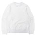 画像1: blurhms ROOTSTOCK（ブラームスルーツストック）Soft&Hard Sweat Crew Neck Pullover（ソフト&ハードスウェットクルーネックプルオーバー）/ Heather White（ヘザーホワイト） (1)