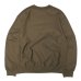 画像2: blurhms ROOTSTOCK（ブラームスルーツストック）Soft&Hard Sweat Crew Neck Pullover（ソフト&ハードスウェットクルーネックプルオーバー）/ Khaki Brown（カーキブラウン） (2)