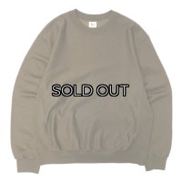 blurhms ROOTSTOCK（ブラームスルーツストック）Soft&Hard Sweat Crew Neck Pullover（ソフト&ハードスウェットクルーネックプルオーバー）/ Khaki Brown（カーキブラウン）