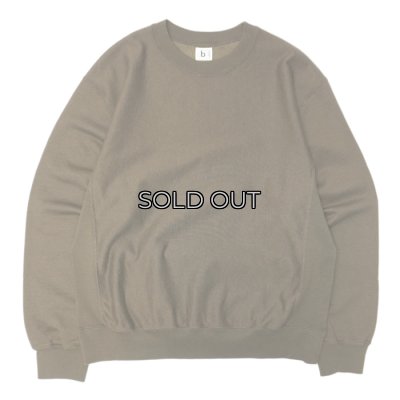 画像1: blurhms ROOTSTOCK（ブラームスルーツストック）Soft&Hard Sweat Crew Neck Pullover（ソフト&ハードスウェットクルーネックプルオーバー）/ Khaki Brown（カーキブラウン）