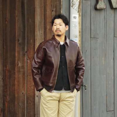 画像9: Y'2 LEATHER(ワイツーレザー)PULL UP HORSE Type A-2(プルアップホース・タイプA-2)/Brown(ブラウン)