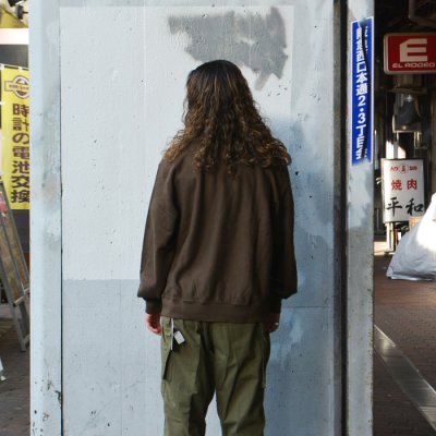 画像9: blurhms ROOTSTOCK（ブラームスルーツストック）Soft&Hard Sweat Crew Neck Pullover（ソフト&ハードスウェットクルーネックプルオーバー）/ Khaki Brown（カーキブラウン）