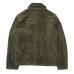 画像2: Y'2 LEATHER（ワイツーレザー）STEER SUEDE SINGLE RIDERS（ステアスエードシングルライダース）"STEER SUEDE"/Olive（オリーブ） (2)