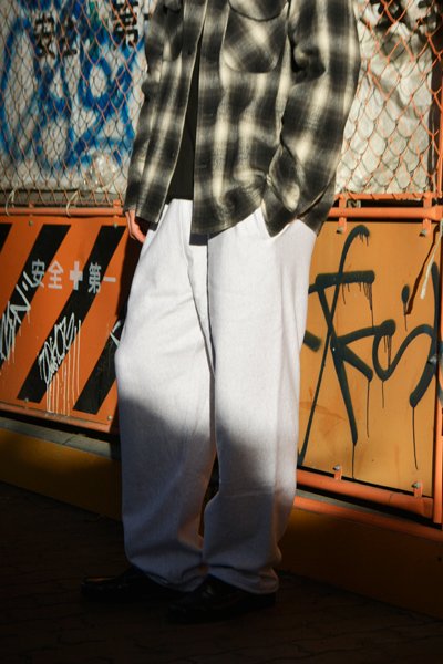 画像11: blurhmsROOTSTOCK（ブラームスルーツストック）Soft&Hard Sweat Pants（ソフト＆ハードスウェットパンツ）/ Heather White（ヘザーホワイト）