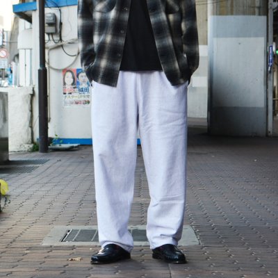 画像8: blurhmsROOTSTOCK（ブラームスルーツストック）Soft&Hard Sweat Pants（ソフト＆ハードスウェットパンツ）/ Heather White（ヘザーホワイト）