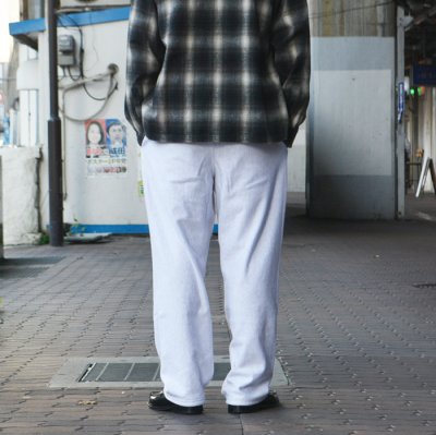 画像10: blurhmsROOTSTOCK（ブラームスルーツストック）Soft&Hard Sweat Pants（ソフト＆ハードスウェットパンツ）/ Heather White（ヘザーホワイト）