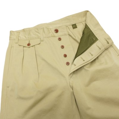 画像4: Nigel Cabourn(ナイジェル・ケーボン)OFFICER PANTS(オフィサーパンツ)”WEST POINT" / Beige(ベージュ)【裾上げ無料】
