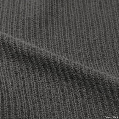 画像9: Good On(グッドオン)Long Sleeve Knit (ロングスリーブニット)"Rib Knit Pigment Dye" / Natural(ナチュラル)・Black(ブラック)