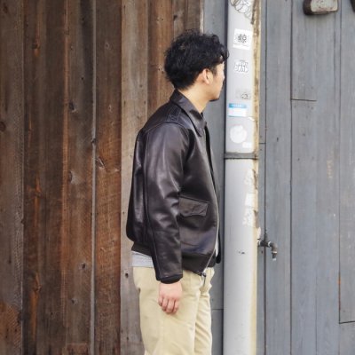 画像10: Y'2 LEATHER（ワイツーレザー）INDIGO HORSE Type A-2（インディゴホース・タイプA-2）/Indigo（インディゴ）