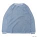 画像3: Good On（グッドオン）Long Sleeve Knit （ロングスリーブニット）"Rib Knit Pigment Dye"/Ajisai（アジサイ）・Sage（セージ）