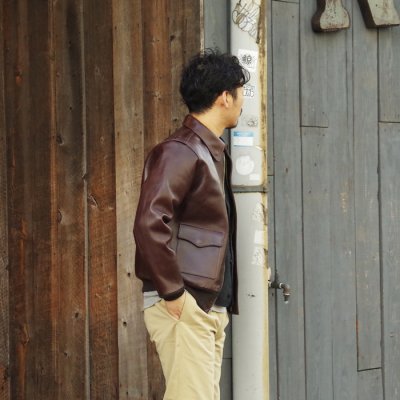 画像10: Y'2 LEATHER(ワイツーレザー)PULL UP HORSE Type A-2(プルアップホース・タイプA-2)/Brown(ブラウン)