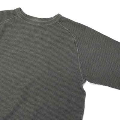 画像6: Good On(グッドオン)Long Sleeve Knit (ロングスリーブニット)"Rib Knit Pigment Dye" / Natural(ナチュラル)・Black(ブラック)