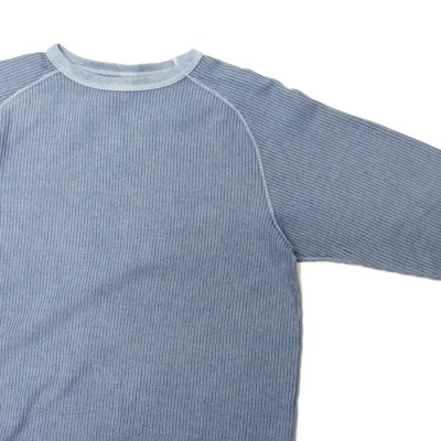 画像6: Good On（グッドオン）Long Sleeve Knit （ロングスリーブニット）"Rib Knit Pigment Dye" / Ajisai（アジサイ）・Sage（セージ）