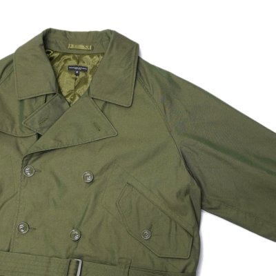 画像5: 【PointUp10%11/10迄】ENGINEERED GARMENTS(エンジニアードガーメンツ)SHORT TRENCH JK(ショートトレンチジャケット)"PC Wheather Poplin" / Olive(オリーブ)