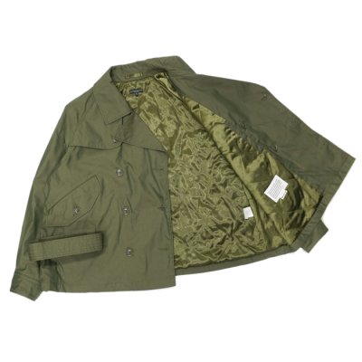 画像3: 【PointUp10%11/10迄】ENGINEERED GARMENTS(エンジニアードガーメンツ)SHORT TRENCH JK(ショートトレンチジャケット)"PC Wheather Poplin" / Olive(オリーブ)