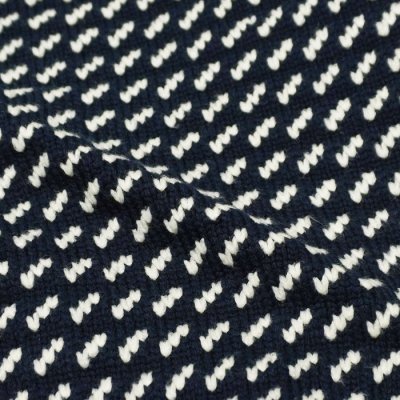 画像7: L.L.Bean（エルエルビーン）Men's Wayne Sweater Bard's-Eye（メンズ ウェインセーターバーズアイ）"Japan Edition" / Navy×Natural（ネイビー×ナチュラル）