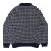 画像2: L.L.Bean（エルエルビーン）Men's Wayne Sweater Bard's-Eye（メンズ ウェインセーターバーズアイ）"Japan Edition" / Navy×Natural（ネイビー×ナチュラル） (2)