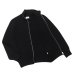 画像3: Yonetomi NEW BASIC（ヨネトミニューベーシック）EX Fine Wool Rib Knit Blouson（エクストラファインウールリブニットブルゾン）/ Black（ブラック）
