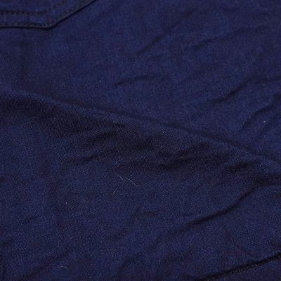 画像7: 【PointUp10%11/10迄】Post O'Alls（ポストオーバーオールズ）1 Pocket Vest（1ポケットベスト）"Vintage twill w/trashed wool lining indigo w / stripe lining" / Indigo（インディゴ）