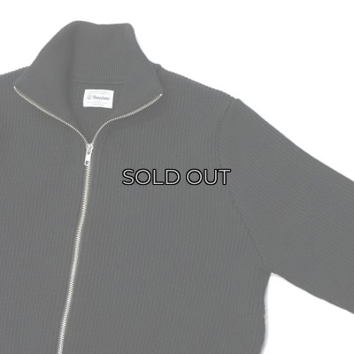 画像5: Yonetomi NEW BASIC（ヨネトミニューベーシック）EX Fine Wool Rib Knit Blouson（エクストラファインウールリブニットブルゾン）/ Black（ブラック）