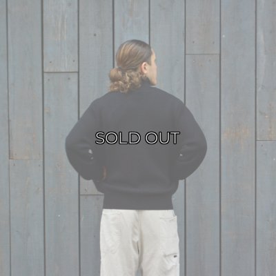 画像11: Yonetomi NEW BASIC（ヨネトミニューベーシック）EX Fine Wool Rib Knit Blouson（エクストラファインウールリブニットブルゾン）/ Black（ブラック）