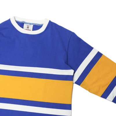 画像5: ※Exclusive※ BARBARIAN（バーバリアン）Light Weight Crew Neck Shirt（ライトウェイト クルーネックシャツ） "8oz Jersey" / Royal×White×Gold（ロイヤルブルー×ホワイト×ゴールド）