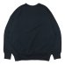 画像2: alvana（アルヴァナ）TURI-AMI 60s SAHPE SWEAT（吊り編み60sシェイプスウェット）/ B,Navy（ブラックーネイビー） (2)