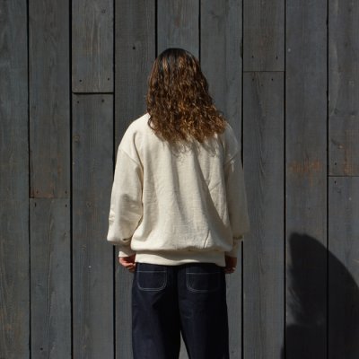 画像11: alvana（アルヴァナ）TURI-AMI 60s SAHPE SWEAT（吊り編み60sシェイプスウェット）/OAT-Grey（オートミールグレー）