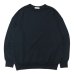 画像1: alvana（アルヴァナ）TURI-AMI 60s SAHPE SWEAT（吊り編み60sシェイプスウェット）/ B,Navy（ブラックーネイビー） (1)