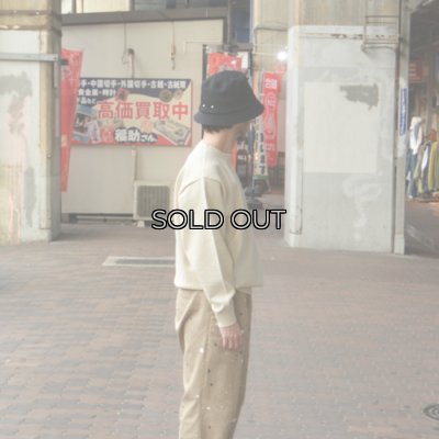 画像8: Yonetomi NEW BASIC（ヨネトミニューベーシック）RIGID CASHMERE SWEATER CREW NECK PULLOVER（リジットカシミアセータークルーネックプルオーバー）/ Top Grey（トップグレー）