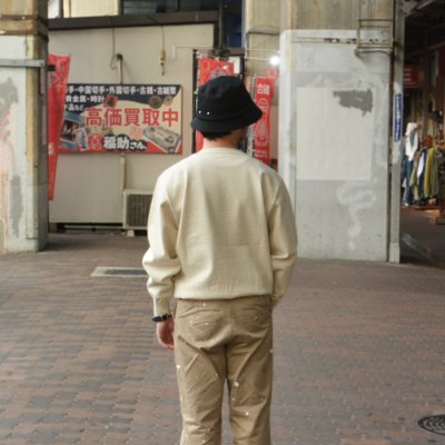 画像10: Yonetomi NEW BASIC（ヨネトミニューベーシック）RIGID CASHMERE SWEATER PULLOVER（リジットカシミアセータープルオーバー）/ Raw（ロウ）