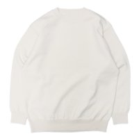 Yonetomi NEW BASIC（ヨネトミニューベーシック）RIGID CASHMERE SWEATER PULLOVER（リジットカシミアセータープルオーバー）/ Raw（ロウ）