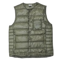 NANGA（ナンガ）INNER DOWN VEST（インナーダウンベスト）/ Khaki（カーキ）